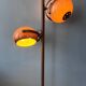 Herda floor lamp - mushroom floor lamp - mid-century brown