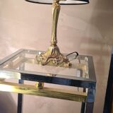 Bronze lamp rocaille style, 38x20, electricity to standard