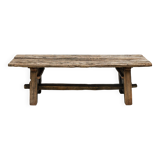 Primitive Wabi Sabi Dining Table, France, 19th Century