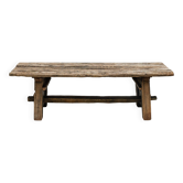 Table à manger primitive Wabi Sabi, France, XIXe siècle
