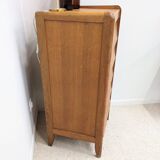 Chevron veneer chiffonier