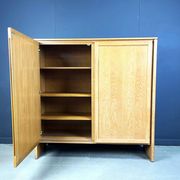 Vintage Belgian oak cabinet, 1970s