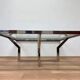 Mid century design XXL Jean Charles Maison Coffee Table Chrome - 1970s