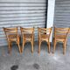 (Lot) 4 Chaises Bistrot Baumann modèle 56