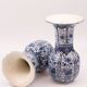 2 large vases known as trumpet vases from Delft Royal