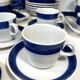 Design tableware service by Hertha Bengtson for Rörstrand, Sweden, in glazed stoneware.