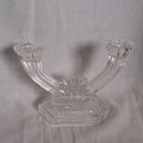 Art Deco chandelier/candlestick, Buder crystal, 1930