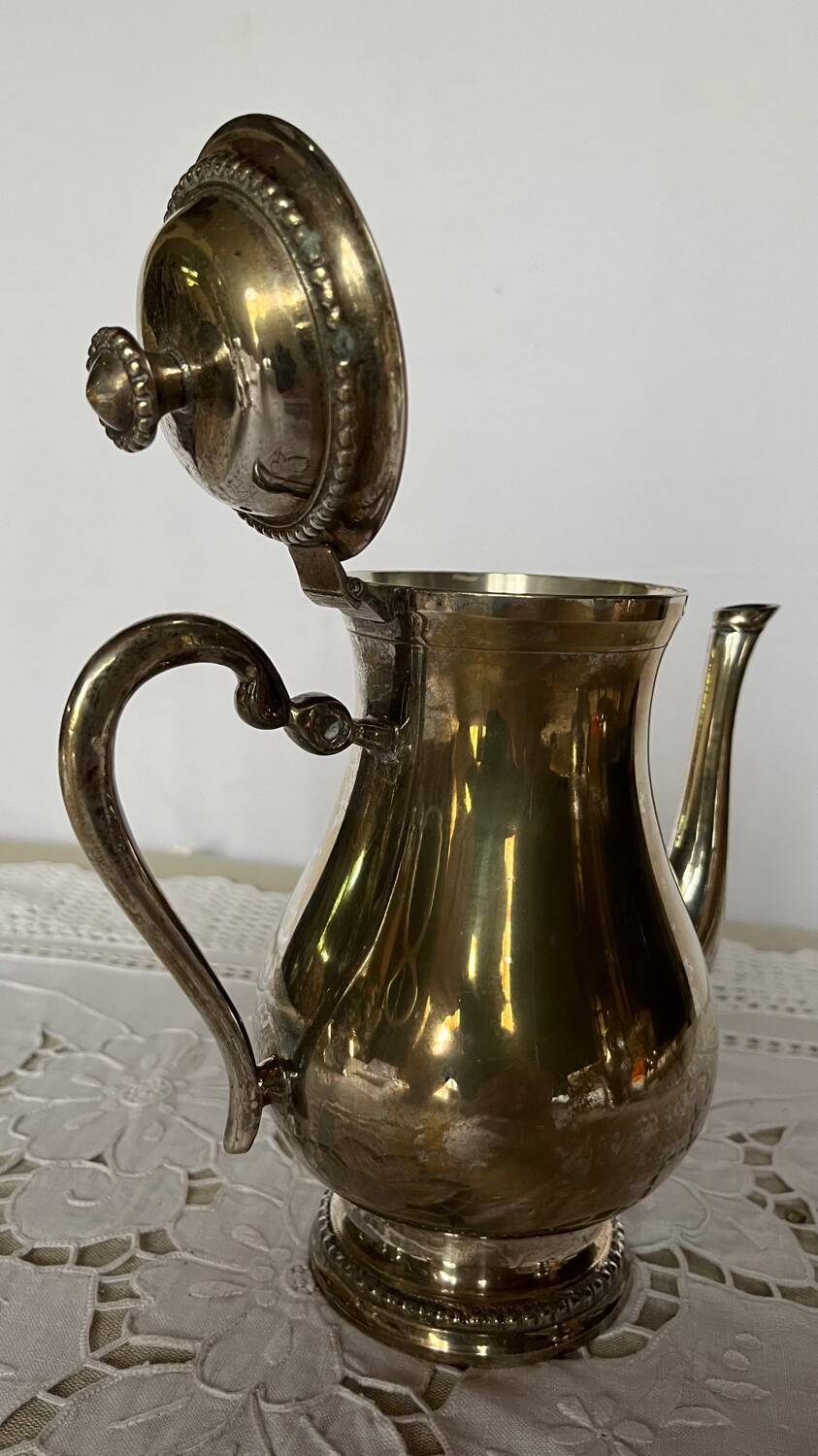 Old silver metal tea/coffee service