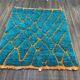 Traditional handcrafted Beni Ouraine rug, size 200 x 300 cm