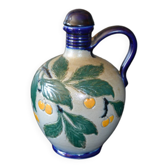 Stoneware olive oil pitcher