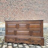 Coffre En Chêne De Style Louis XIV XIX Eme Siècle