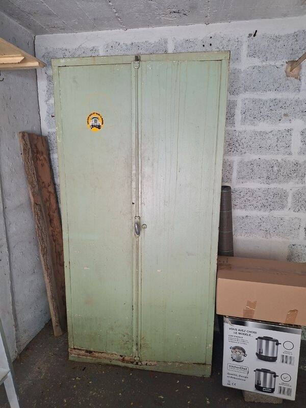 Old industrial wardrobe