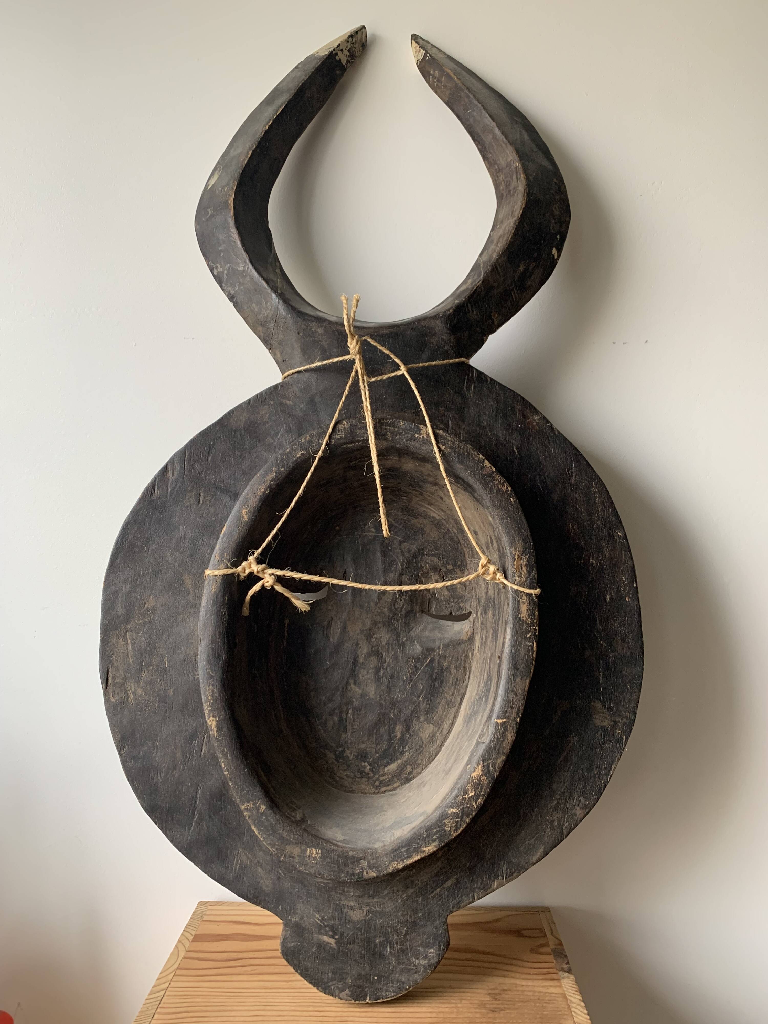 Large Antique Vintage Tribal African Mask