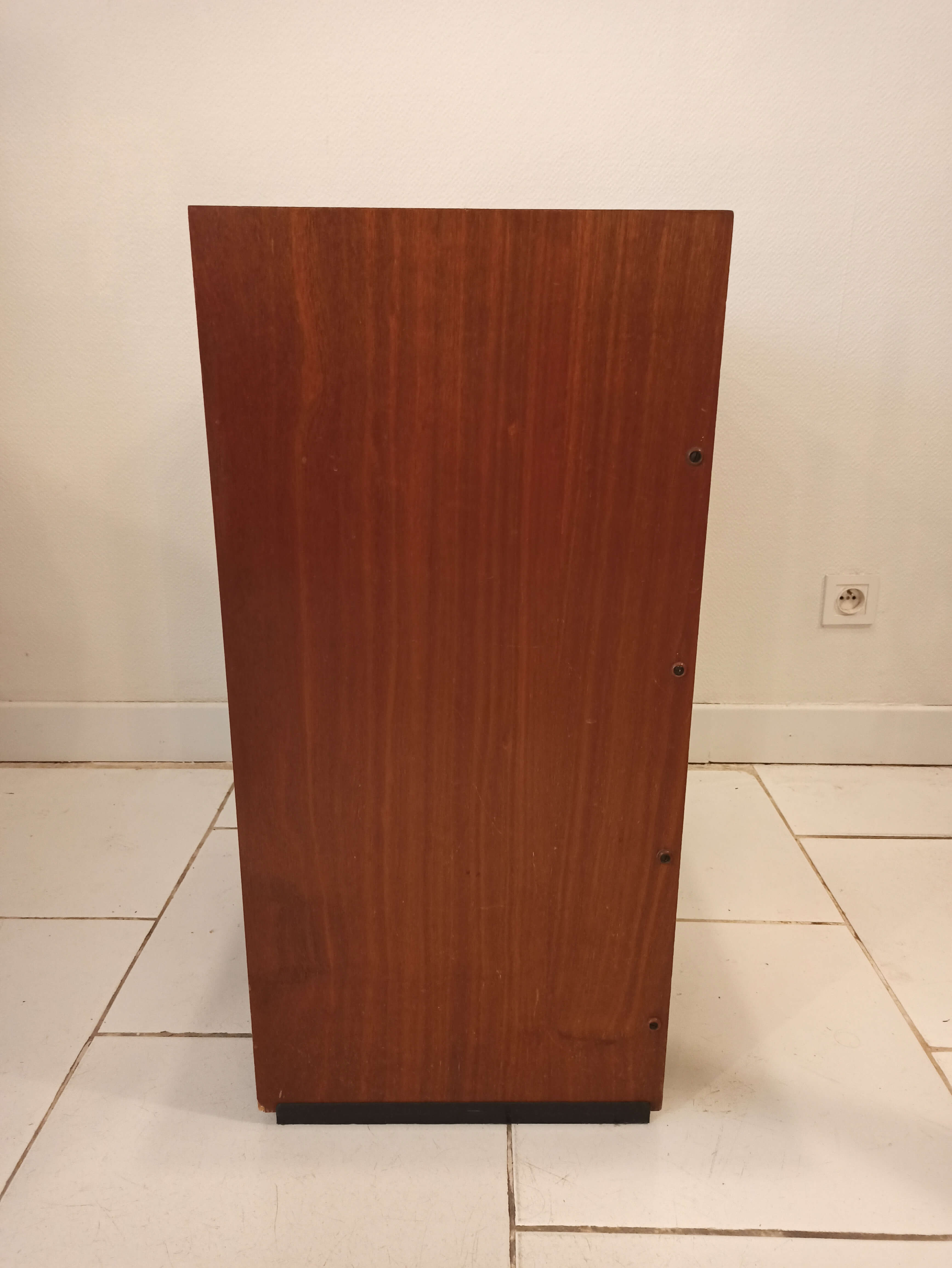 1970s vintage shoe cabinet in formica
