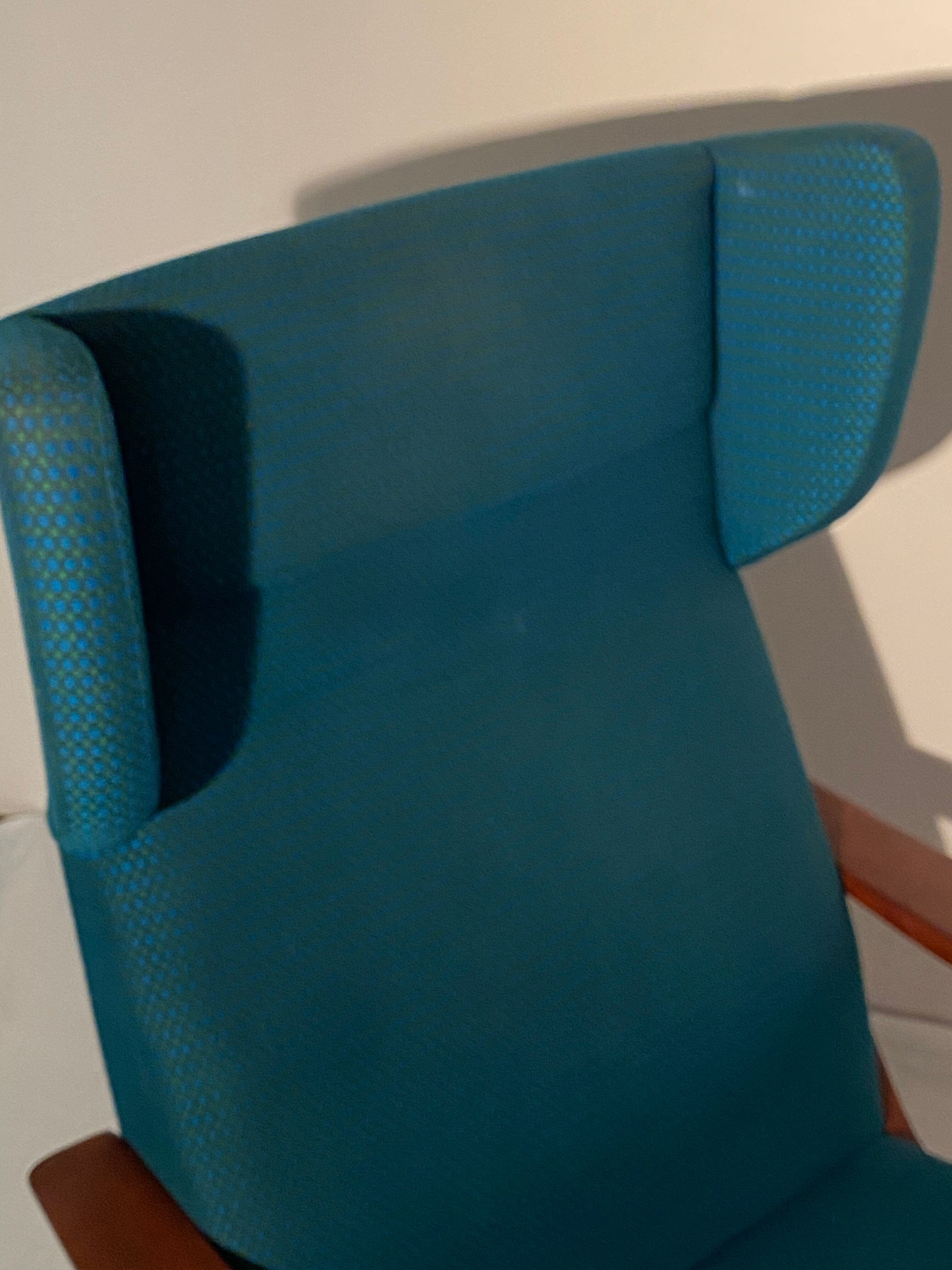 Swedish wingback lounge chair