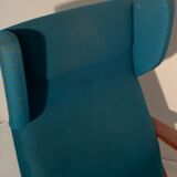 Swedish wingback lounge chair