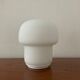 Opaline mushroom lamp