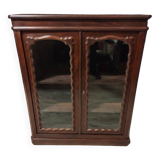 Napoleon III Glazed Bibus In Mahogany