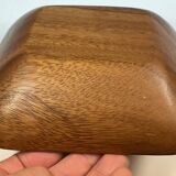 Scandinavian style teak wood pocket tray