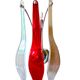 Pair of two-tone Murano wall lights, year 2000