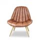Vintage cognac leather armchair 70's style by Stanfield