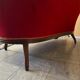 Antique canapé in wood and burgundy velvet in Louis Philippe style.