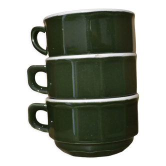 Set of 3 cups bistrot