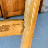 Pair of Italian chairs wood and rope
