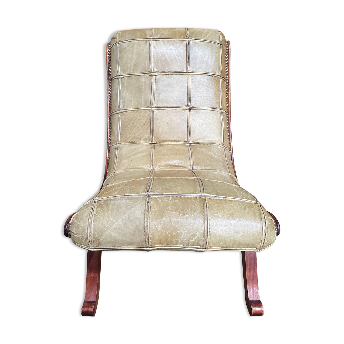 Armchair - Chesterfield leather driver