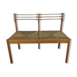 Modernist bench mulched 1950s in wood