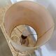 Table lamp vintage lampshade woven flowers