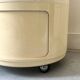 Componibili XL bedside table in cream by A. Castelli for Kartell, design 1970.
