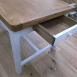 Farm table with extension cords