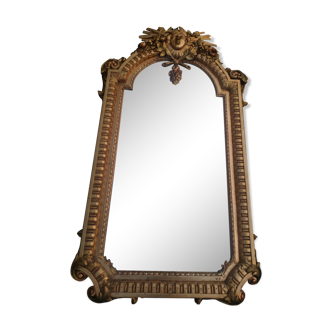 Miroir Louis Vincenzo Francelli Franklin Mint « Miroir du Roi Soleil » Louis XIV 95x53cm
