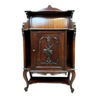 Meuble d’apparat en acajou époque Napoléon III vers 1880