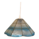 Blue mother-of-pearl suspension