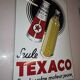 Texaco enamelled plate