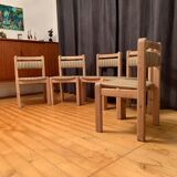 Set of five Thorsø Stolefabrik chairs, Denmark, 1970s.