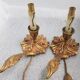 Bedside lamps bronze shabby chic