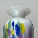 Postmodern glass vase by Hans Jürgen Richartz for the Richartz art collection, 1980s.