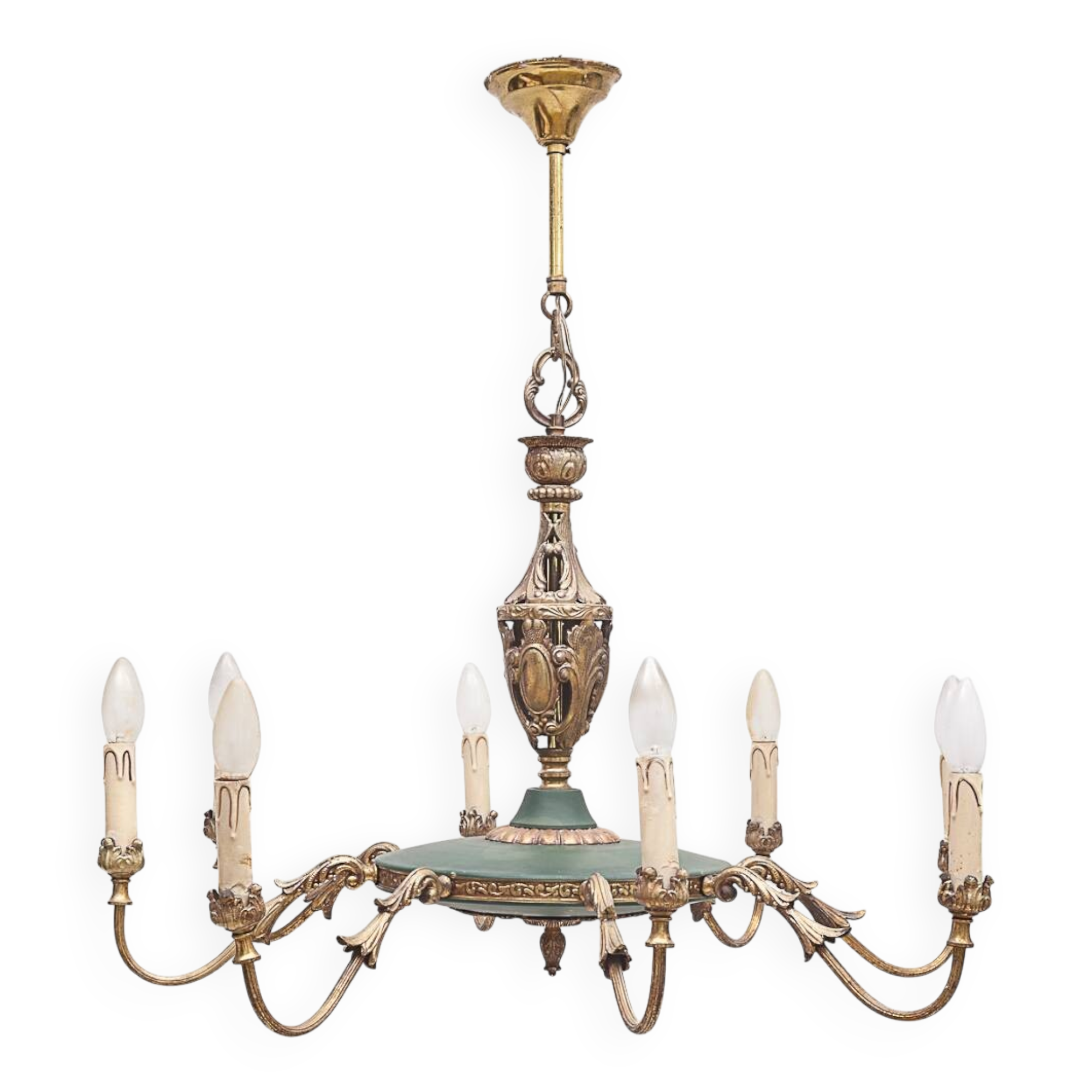 Large Napoleon chandelier with 8 lights