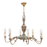 Large Napoleon chandelier with 8 lights