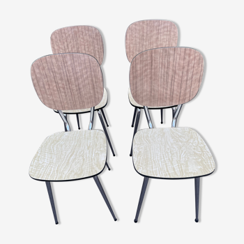 Two-tone formica chairs