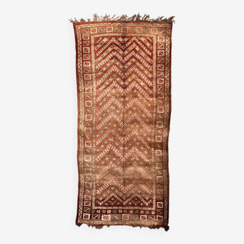 Moroccan Zemmour rug brown - 461 x 191 cm