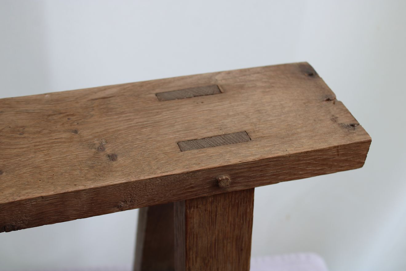 Wooden bench