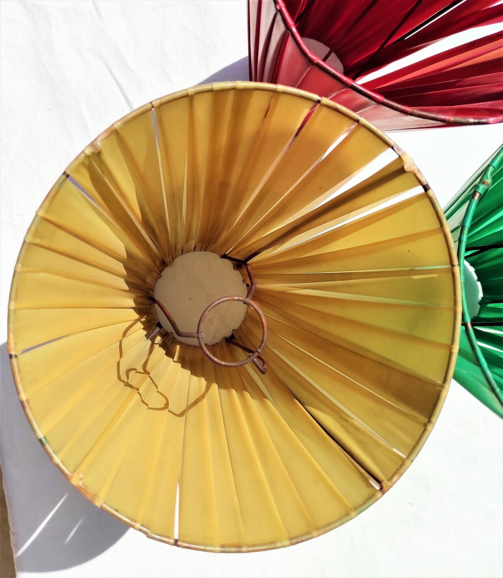 Lampshades day lot of 3 colors
