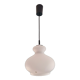 White opaline pendant lamp, Peill & Putzler, 70s