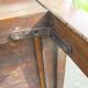 Walnut Secretary Stepped XIXth century Louis Philippe