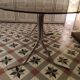 Dining table 70 chrome and smoked glass