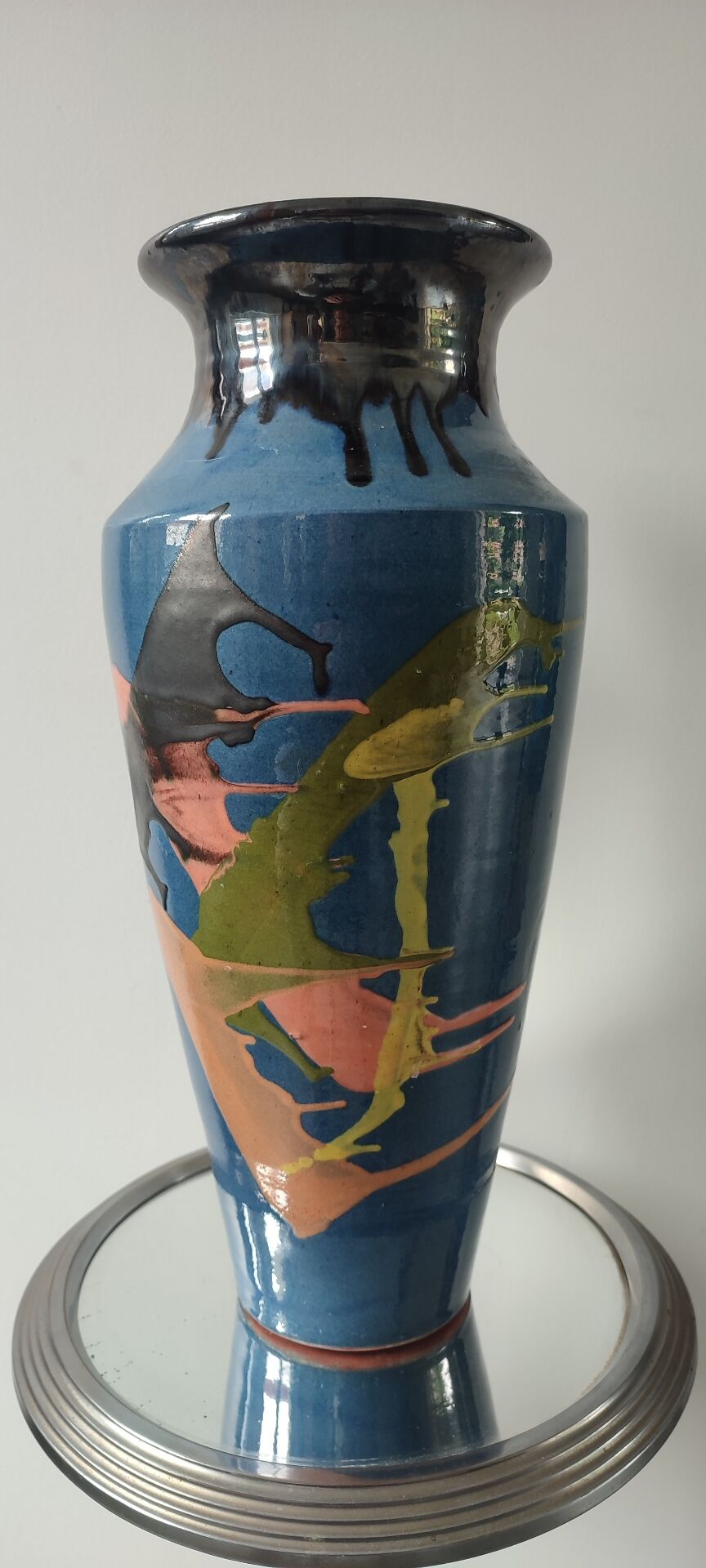 Large ceramic vase of 39 cm Atelier Thomas BUXÓ (1970)